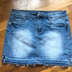jean skirt